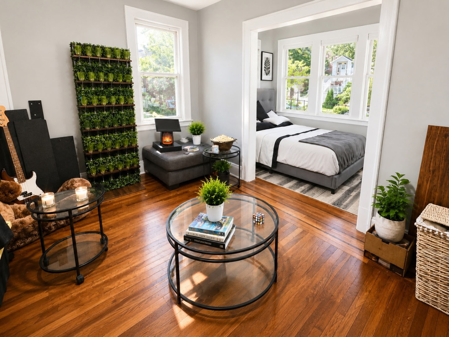 Bright living space in a represented Newark home
